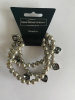 armbanden zilverkleurig set van 3