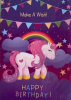 budget kaart kind unicorn