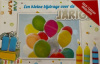 geldenvelop ballonnen kaarsjes cadeautjes