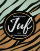 juf zebra bruin groen postkaart 1770242829