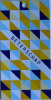 minikaartje beterschap driehoekjes geel blauw wit