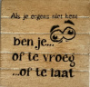 onderzetter hout te vroeg