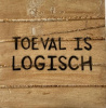 onderzetter hout toeval
