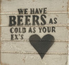 onderzetter hout wit beers