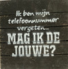 onderzetter hout zwart telefoonnummer