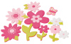 plakfiguren bloemenset nieuw