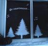 raamsticker oh dennenboom