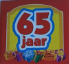 sticker 65 jaar