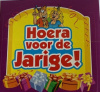 sticker hoera voor de jarige