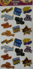 stickervel teksten