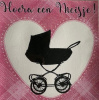 toche glitter hoera een meisje
