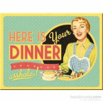 magneet_metaal_here_is_your_dinner