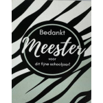 meester_zebra_groen_zwart_wit_postkaart_1032147367