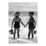 zwart_wit_foto_kinderen_strand