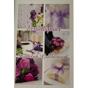 budget_kaart_bruidspaar_hartelijk_gefeliciteerd