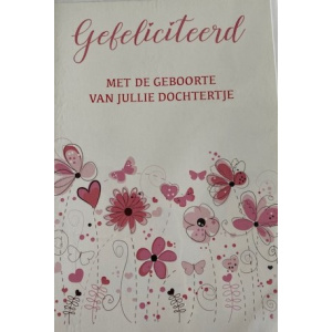 budget_kaart_geboorte_dochter_bloemen_vlinder
