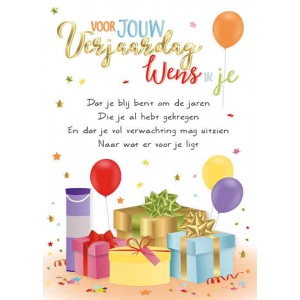 intense verjaardag voor jouw verjaardag wens ik je met cadeautjes