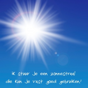 kaartje zonnestraal 114227907