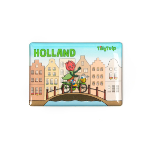 magneet_holland_tilly_tulp_fiets