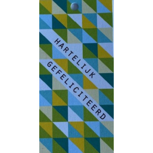 minikaartje_hartelijk_gefeliciteerd_driehoekjes_geel_groen_wit_blauw