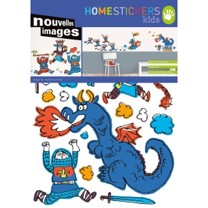 muurstickers nouvelles images ridders 2